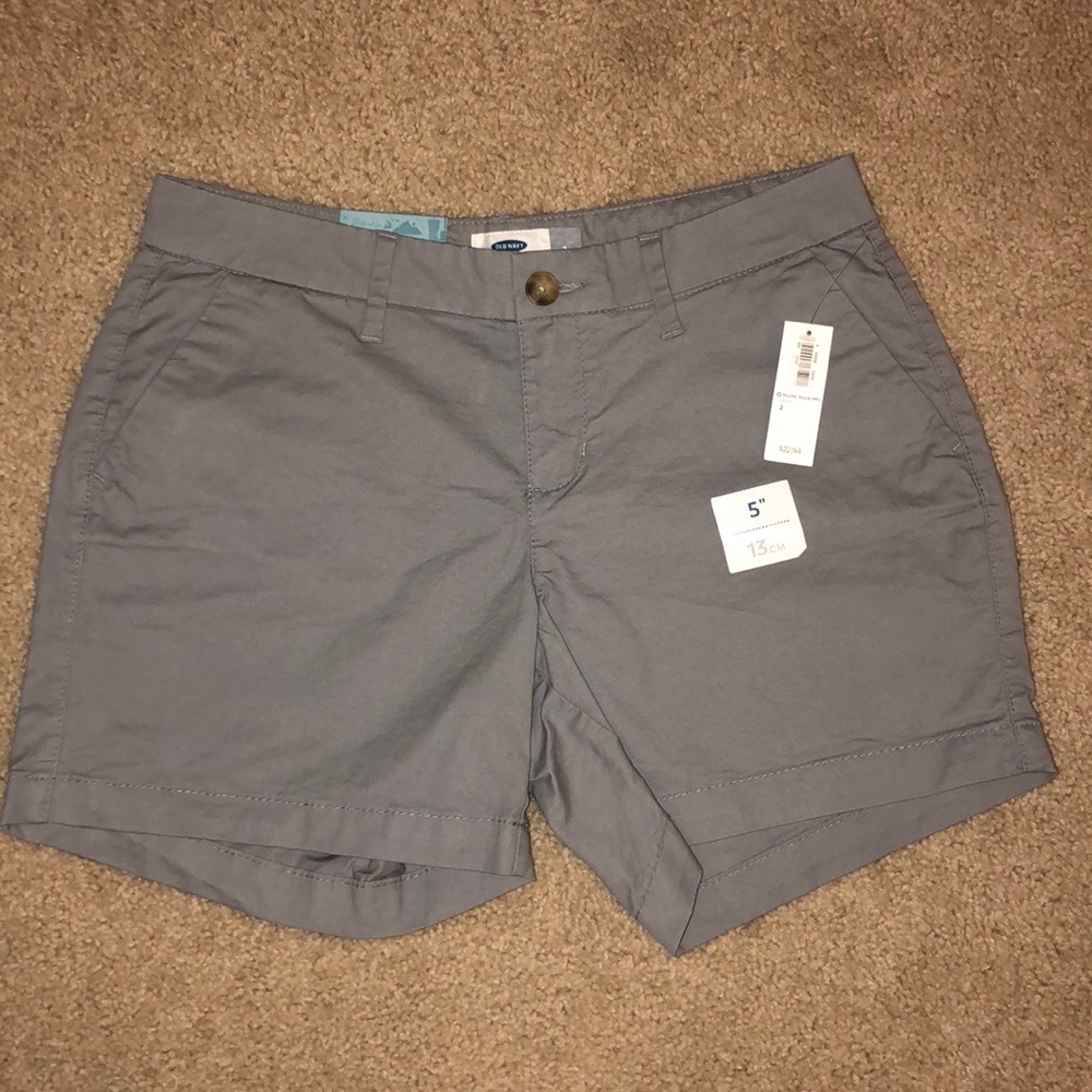 NEW Old Navy shorts, grey, size 2